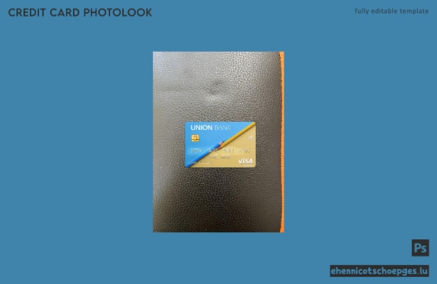 Albanien Union Bank Visa-Karte Fotobeispiel-Vorschau